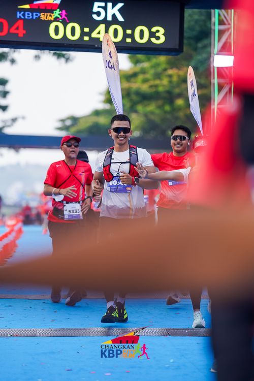 Race photo from CISANGKAN KBP CITY RUN 2025