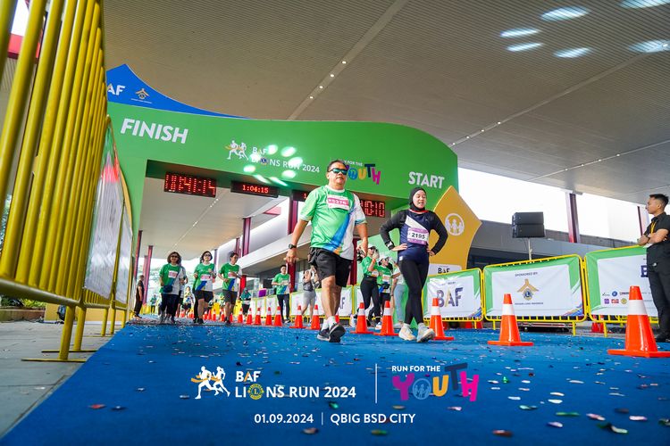 Race photo from BAF LIONS RUN 2024