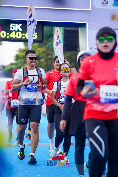 Race photo from CISANGKAN KBP CITY RUN 2025