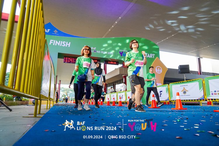 Race photo from BAF LIONS RUN 2024