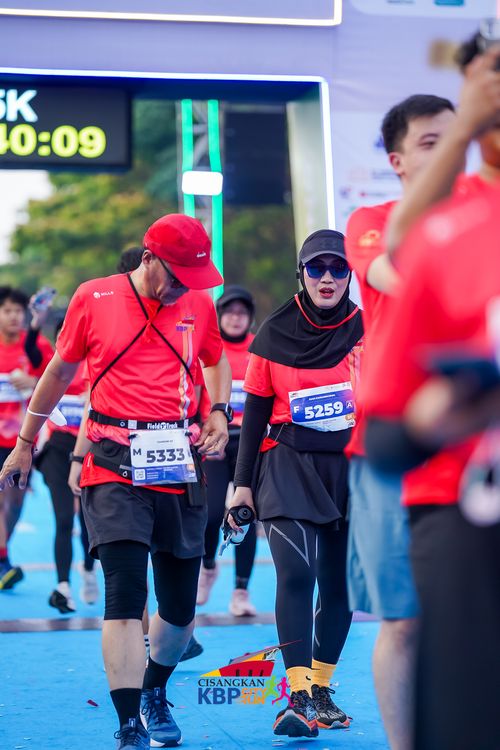 Race photo from CISANGKAN KBP CITY RUN 2025