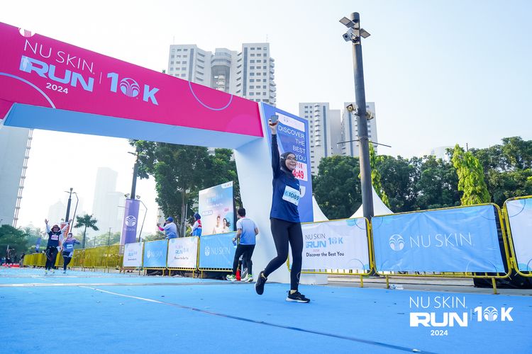 Race photo from Nu Skin Run 10K