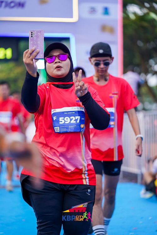 Race photo from CISANGKAN KBP CITY RUN 2025