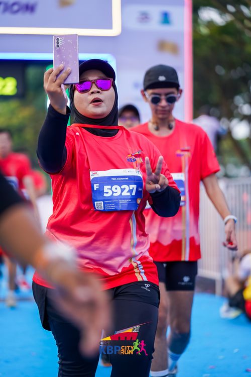 Race photo from CISANGKAN KBP CITY RUN 2025