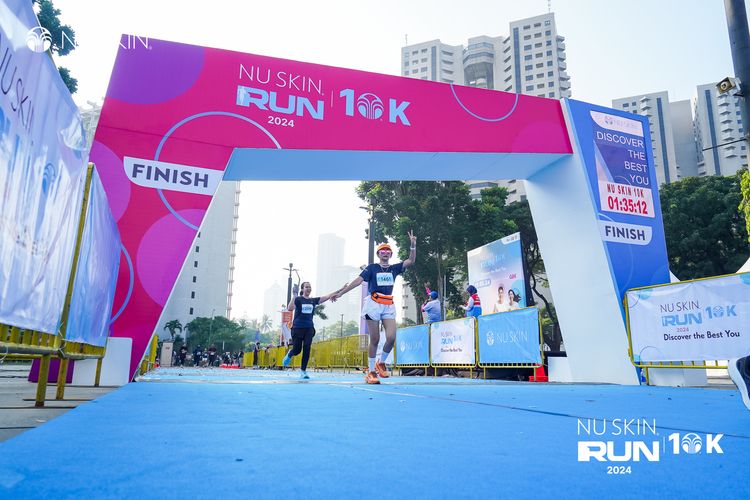 Race photo from Nu Skin Run 10K