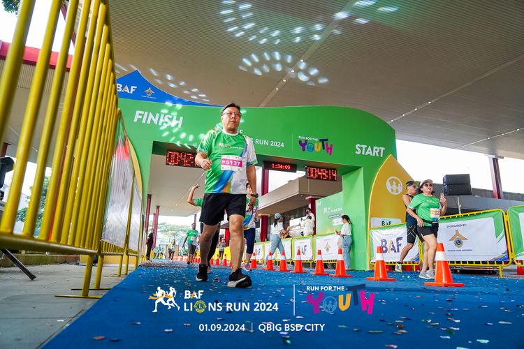 Race photo from BAF LIONS RUN 2024