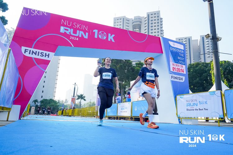 Race photo from Nu Skin Run 10K