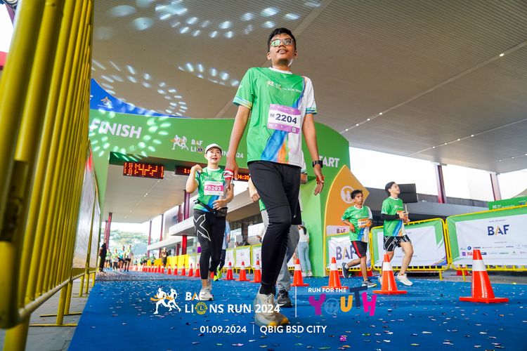 Race photo from BAF LIONS RUN 2024