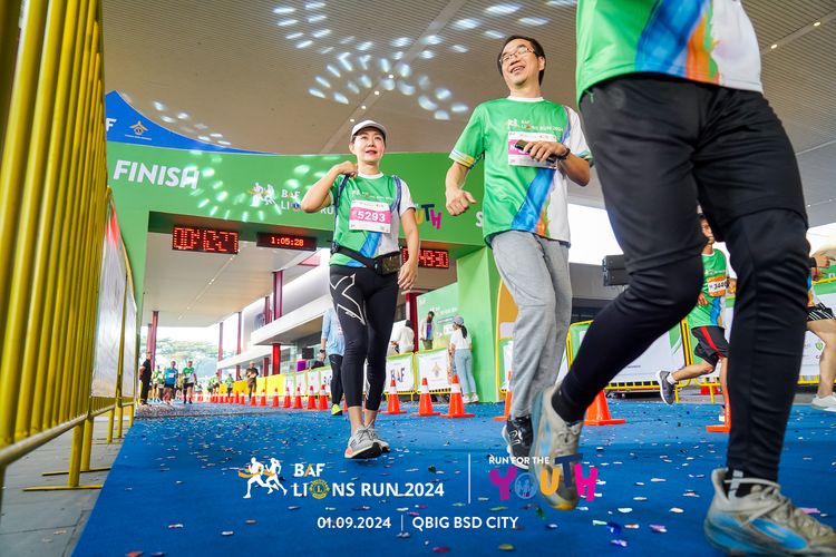 Race photo from BAF LIONS RUN 2024