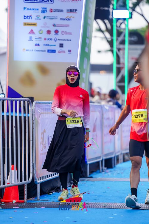 Race photo from CISANGKAN KBP CITY RUN 2025