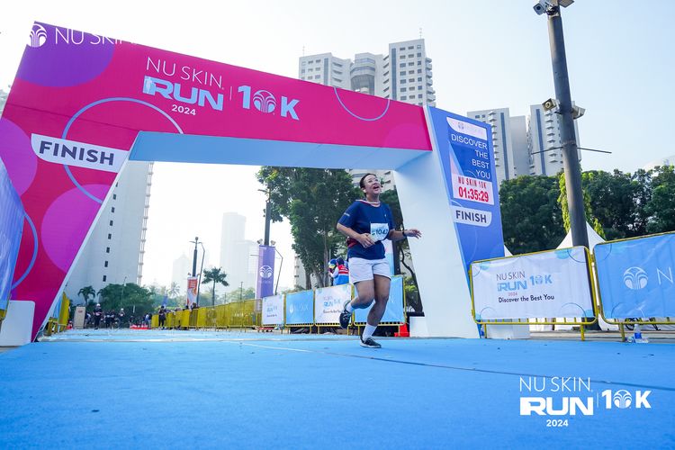 Race photo from Nu Skin Run 10K