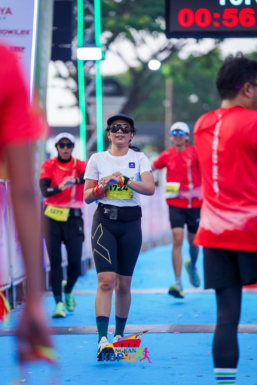 Race photo from CISANGKAN KBP CITY RUN 2025