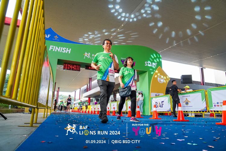 Race photo from BAF LIONS RUN 2024