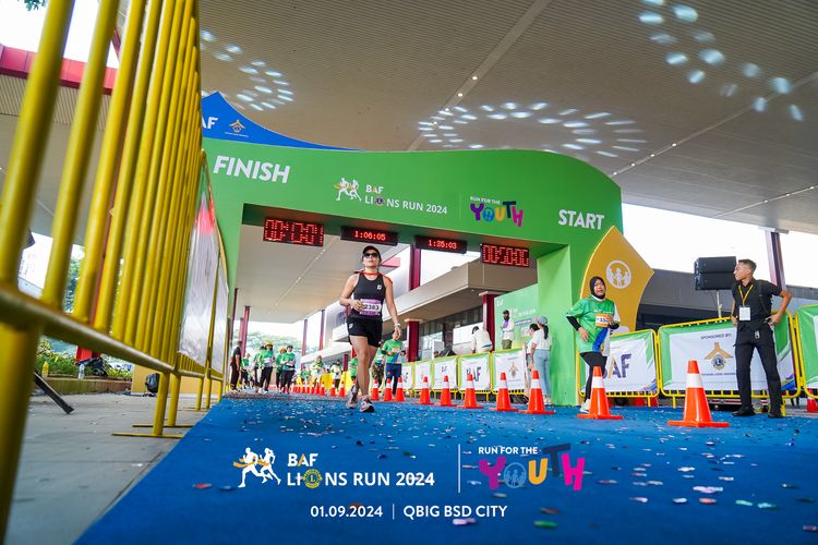 Race photo from BAF LIONS RUN 2024