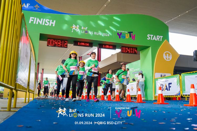 Race photo from BAF LIONS RUN 2024