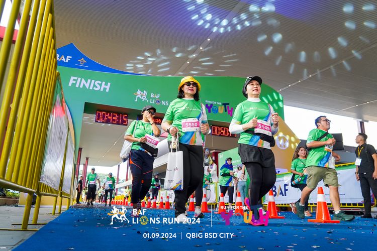 Race photo from BAF LIONS RUN 2024