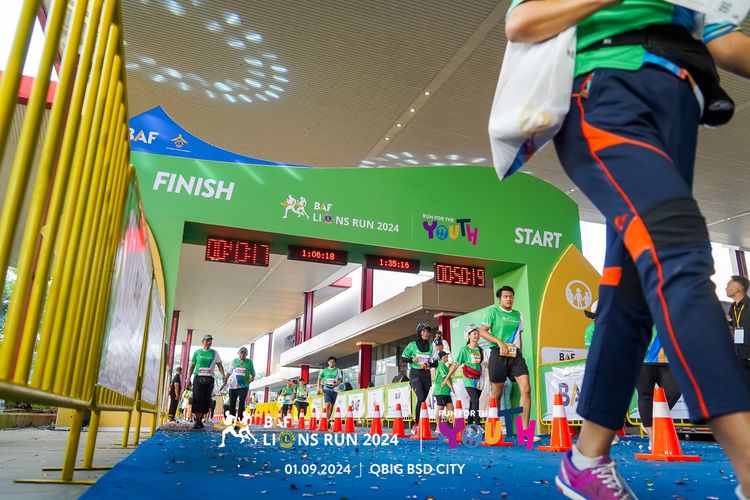 Race photo from BAF LIONS RUN 2024