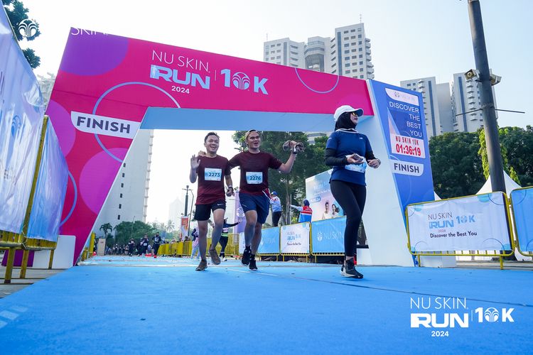 Race photo from Nu Skin Run 10K