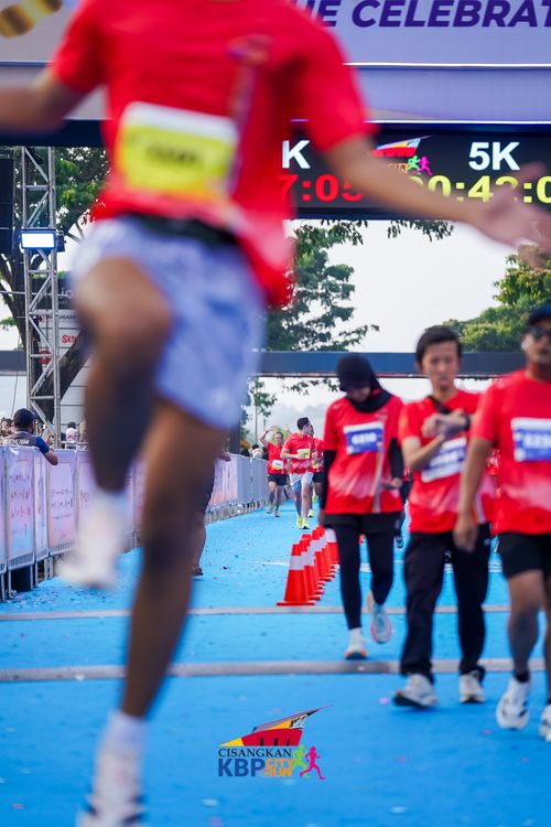 Race photo from CISANGKAN KBP CITY RUN 2025
