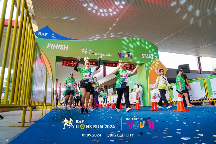 Race photo from BAF LIONS RUN 2024