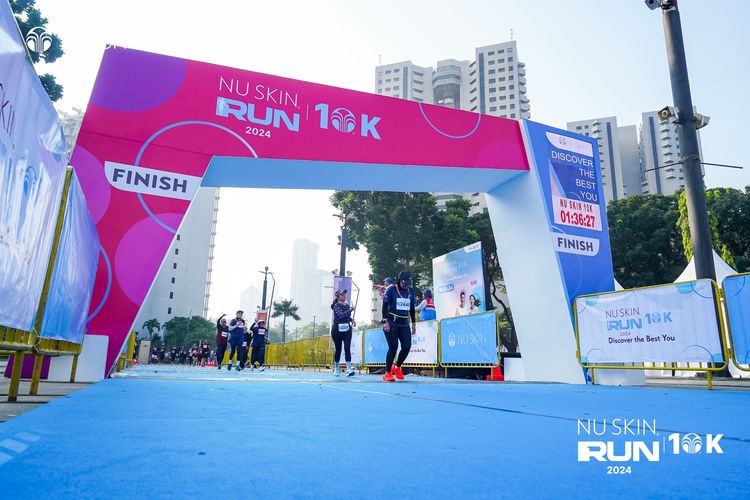Race photo from Nu Skin Run 10K