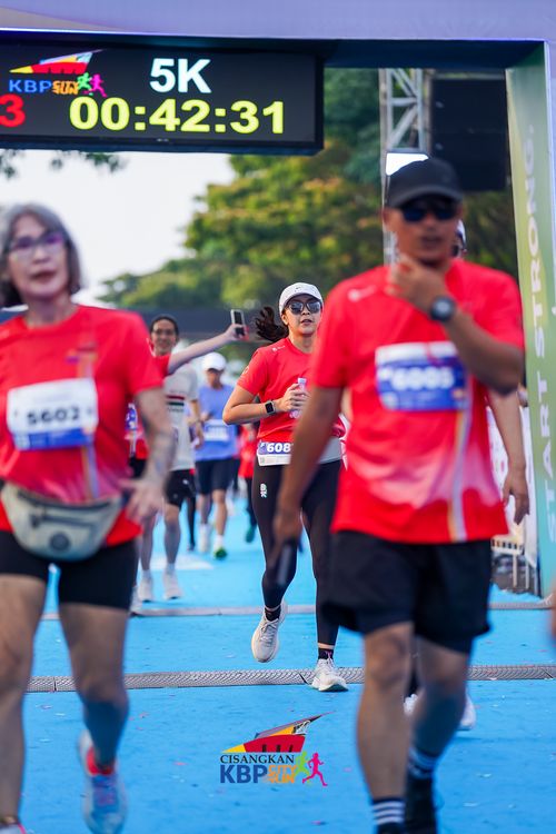 Race photo from CISANGKAN KBP CITY RUN 2025