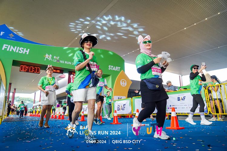 Race photo from BAF LIONS RUN 2024