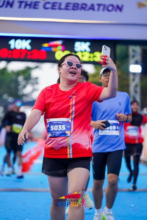 Race photo from CISANGKAN KBP CITY RUN 2025