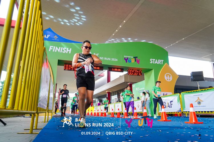 Race photo from BAF LIONS RUN 2024