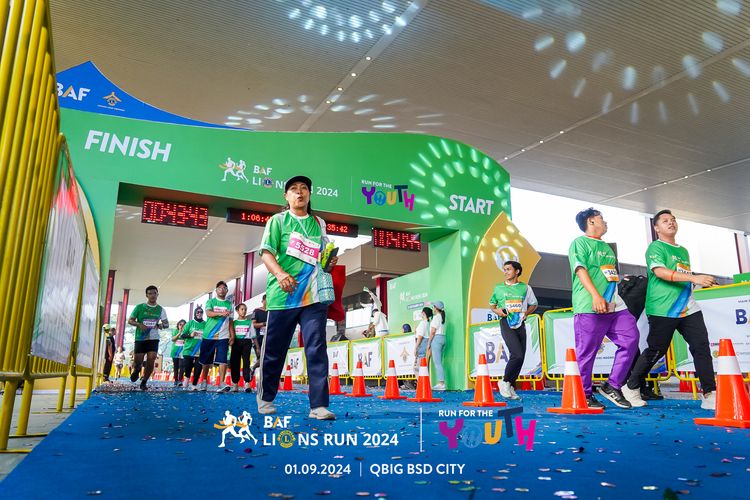 Race photo from BAF LIONS RUN 2024