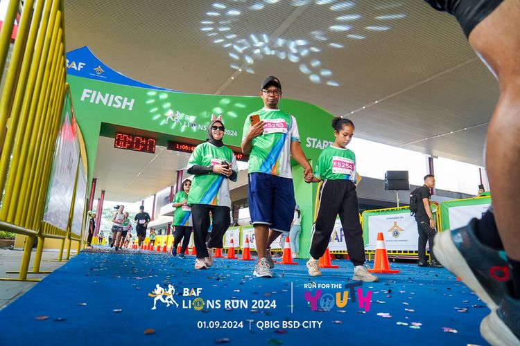 Race photo from BAF LIONS RUN 2024