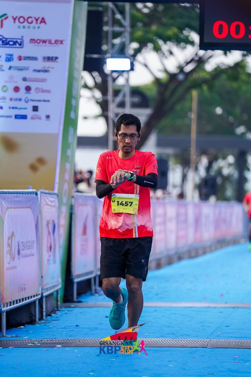 Race photo from CISANGKAN KBP CITY RUN 2025