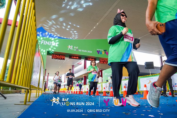 Race photo from BAF LIONS RUN 2024