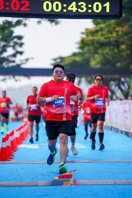 Race photo from CISANGKAN KBP CITY RUN 2025