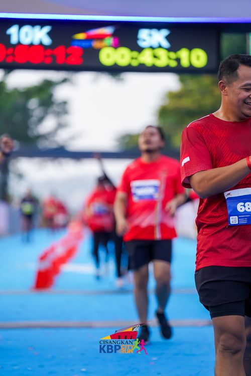 Race photo from CISANGKAN KBP CITY RUN 2025