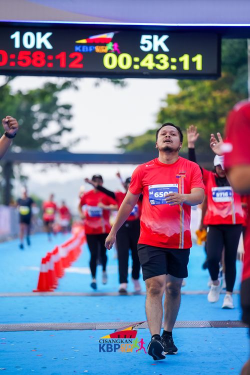 Race photo from CISANGKAN KBP CITY RUN 2025