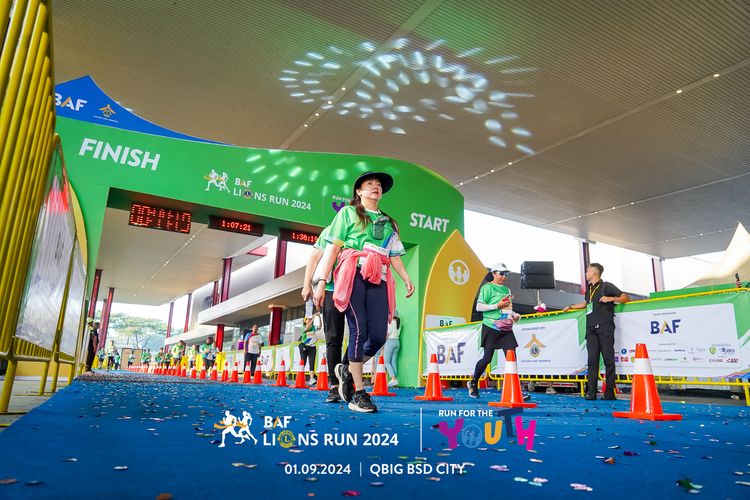 Race photo from BAF LIONS RUN 2024