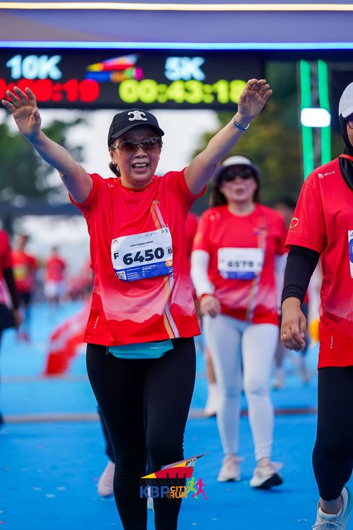 Race photo from CISANGKAN KBP CITY RUN 2025