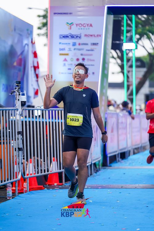 Race photo from CISANGKAN KBP CITY RUN 2025