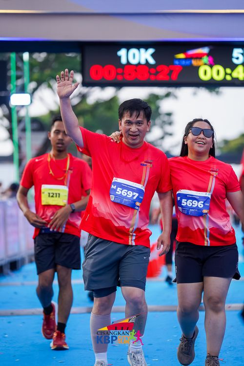 Race photo from CISANGKAN KBP CITY RUN 2025