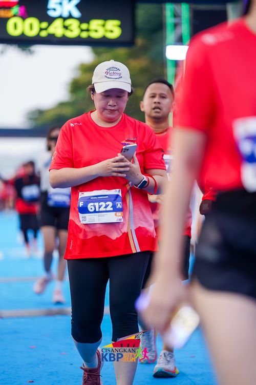 Race photo from CISANGKAN KBP CITY RUN 2025