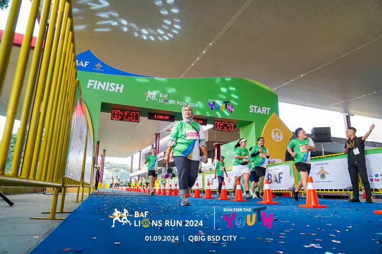 Race photo from BAF LIONS RUN 2024