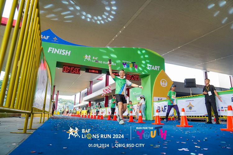 Race photo from BAF LIONS RUN 2024