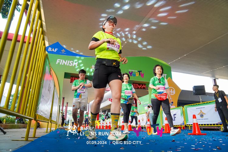 Race photo from BAF LIONS RUN 2024