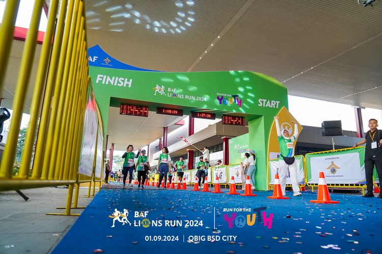 Race photo from BAF LIONS RUN 2024