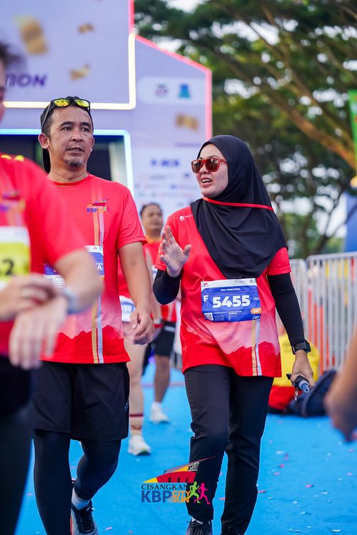 Race photo from CISANGKAN KBP CITY RUN 2025
