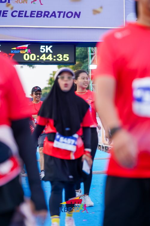 Race photo from CISANGKAN KBP CITY RUN 2025