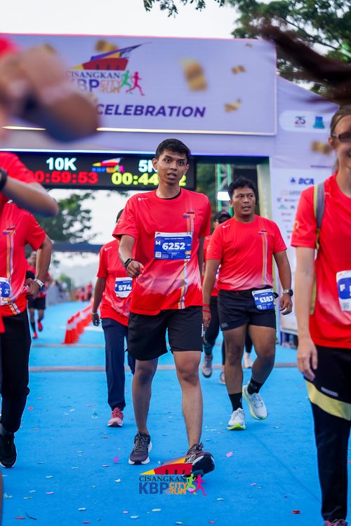Race photo from CISANGKAN KBP CITY RUN 2025