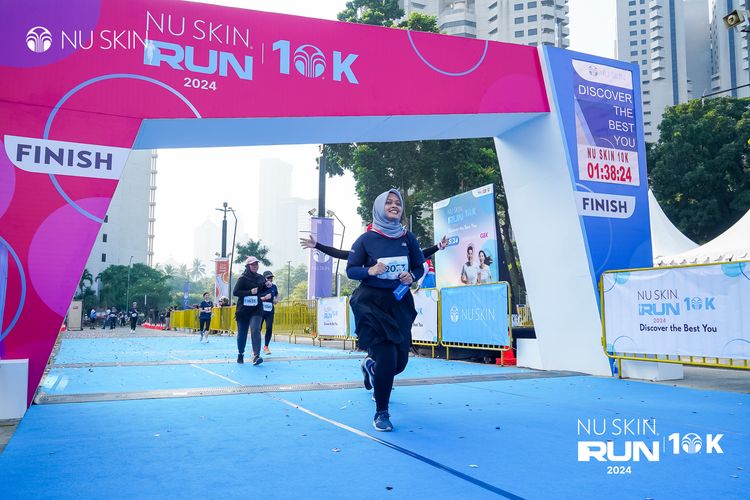 Race photo from Nu Skin Run 10K