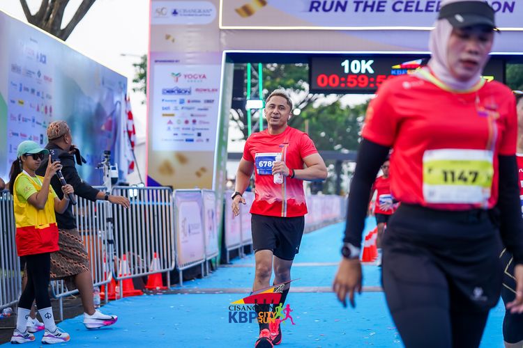 Race photo from CISANGKAN KBP CITY RUN 2025